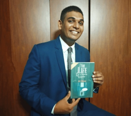 Mr Jakin Benjamin has published a book named The
                                                life of a newbie Hotelier