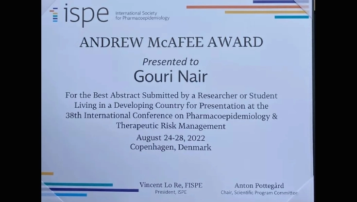 ANDREW McAFEE Award