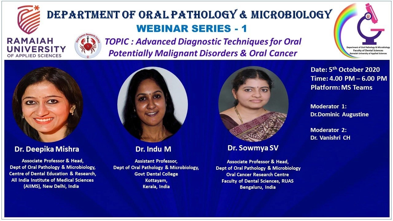 Webinar on Advanced Diagnostic Techniques