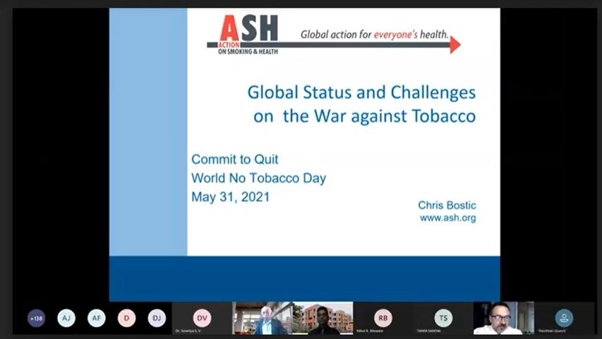World Tobbaco day webinar