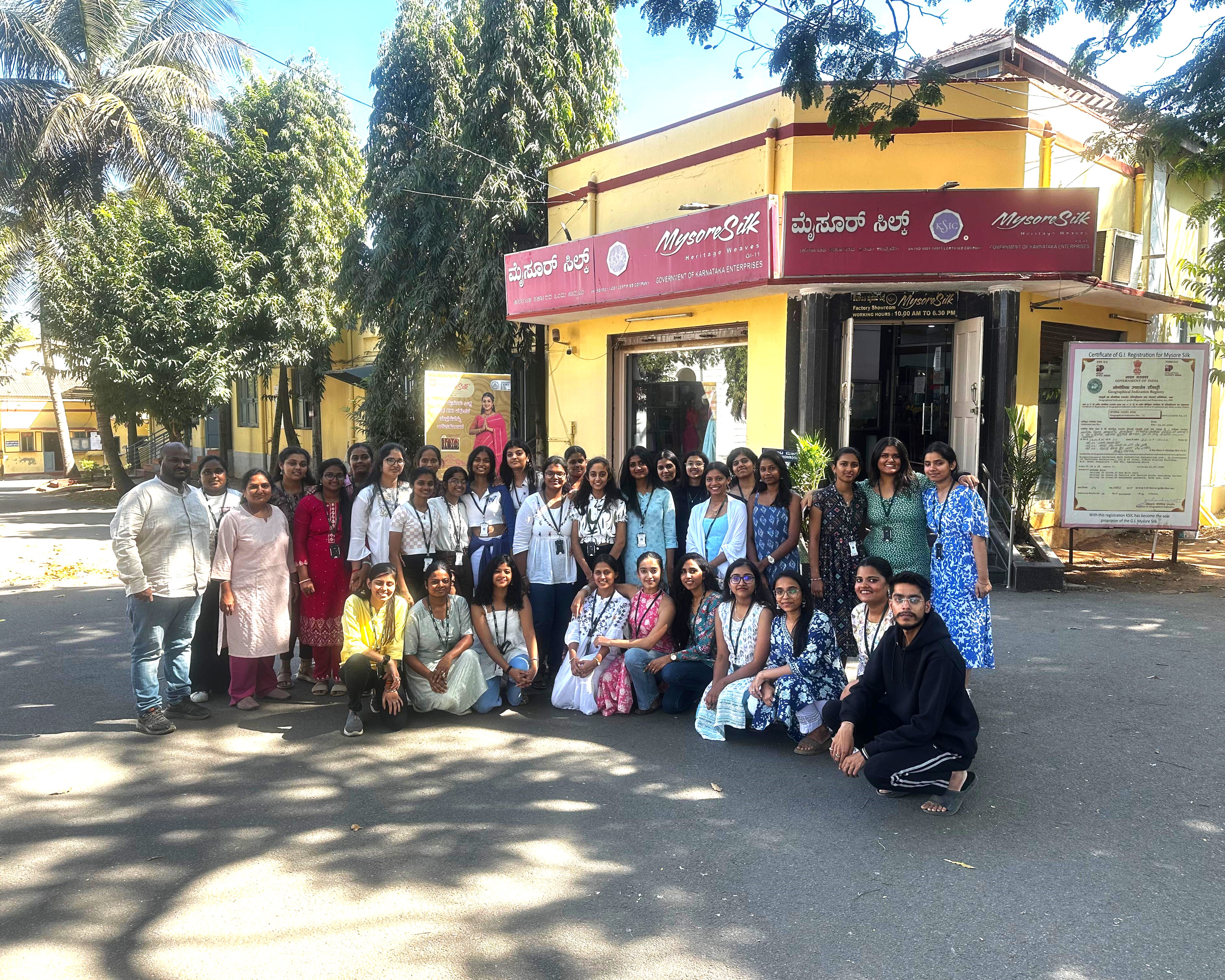 Educational Visit to KSIC Silk Weaving Factory and Mysore Palace