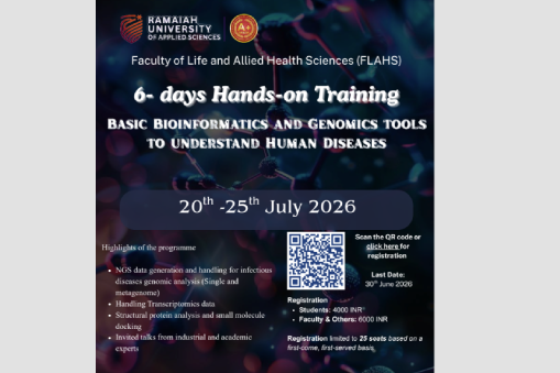 6 Days Hands on Training on “Advanced Statistical Analysis in Research Methodology”