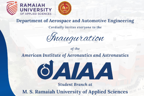 Inauguration of AIAA Student Chapter at RUAS