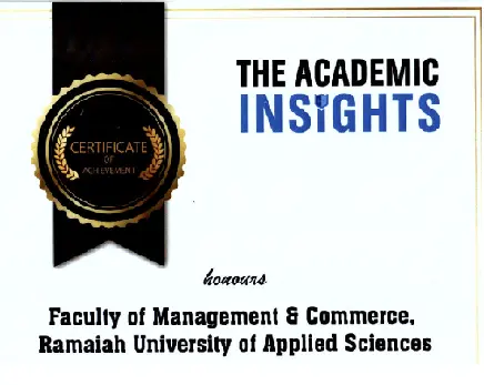 M S Ramaiah University of Applied Sciences