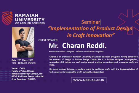 One-Day Seminar on “Implementation of Product Design in Craft Innovation”