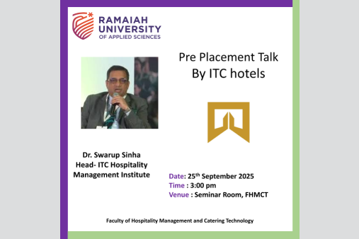 Pre-Placement Talk by ITC Hotels