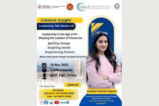 Leadership Talk Series 4 on  'Leadership in the Age of AI: Shaping the Leaders of Tomorrow