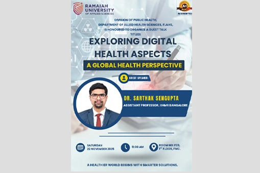 Guest Lecture on “Exploring Digital Health Aspects: A Global Health Perspective”