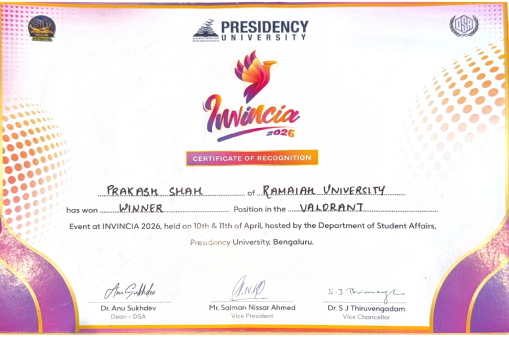 M S Ramaiah University of Applied Sciences