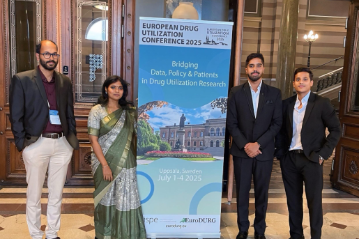 Pharmacy Faculty Shines: Dr. Saraswathy G R Bags Best Presentation Award at 