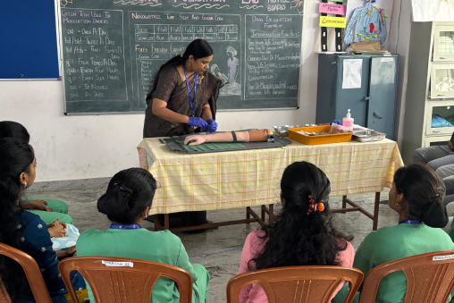 M.Sc. Nursing Students Organize a Clinical Skills Workshop