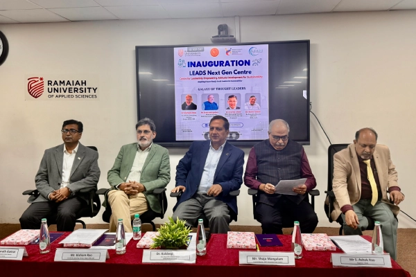 Inauguration of LEADS Next Gen - Centre in collaboration with the Faculty of Management and Commerce, RUAS