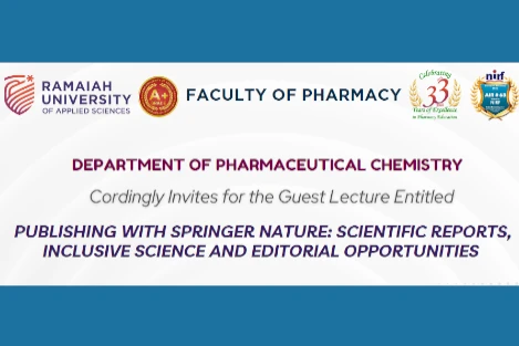 Guest Lecture on Publishing with Springer Nature by Dr. Sumedha Kondekar