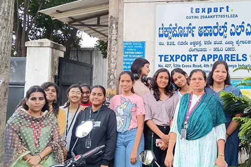 Industrial Visit to Texport Apparels LLP, Bengaluru