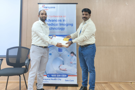 MRIT Students Win Top Prizes at Narayana Health Medical Imaging Conference