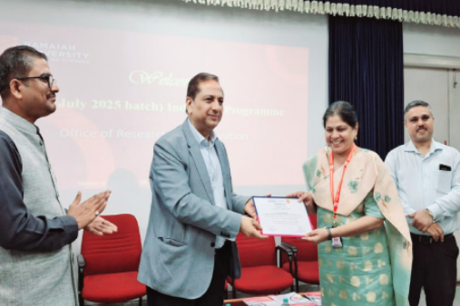 PhD Induction Programme – August 2025 Batch