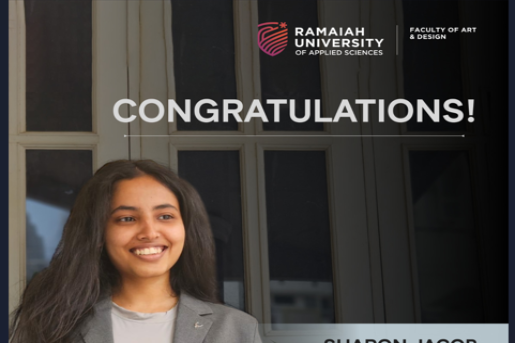 RUAS Product Design Alumna Achieves All India Rank 41 in NIFT M.Des. Exam!