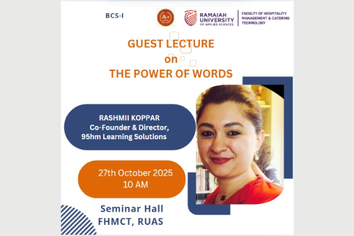 Guest Lecture on “The Power of Words”