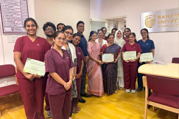 RUAS Dental Students and Faculty Triumph at 1st National IAOMP UG Convention 2026