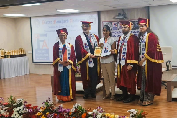 Dr. Dhanya Shri Awarded Best PG Student of the Year