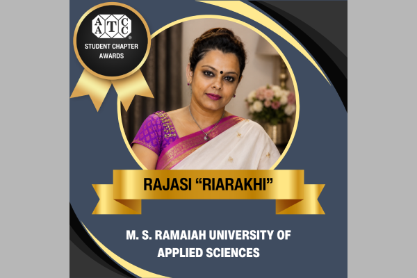 FAD Research Scholar Ms. Rajasi Das Honored with AATCC Student Chapter Award