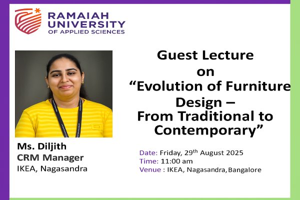 Guest Lecture on “Exploring Furniture Styles and Color Harmony”