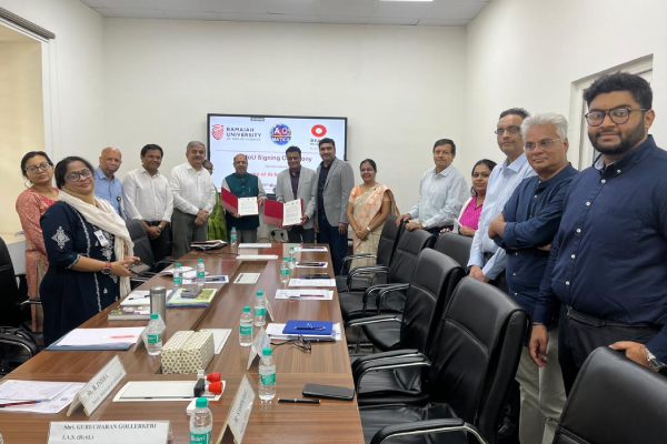 RUAS Signed MoU with AQ MATiCS and Ready Mediacom Pvt. Ltd.