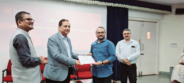 PhD Induction Programme – August 2025 Batch