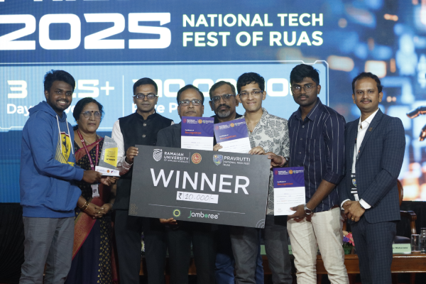 RUAS Hosts National-Level Tech Fest — Pravrutti 2025