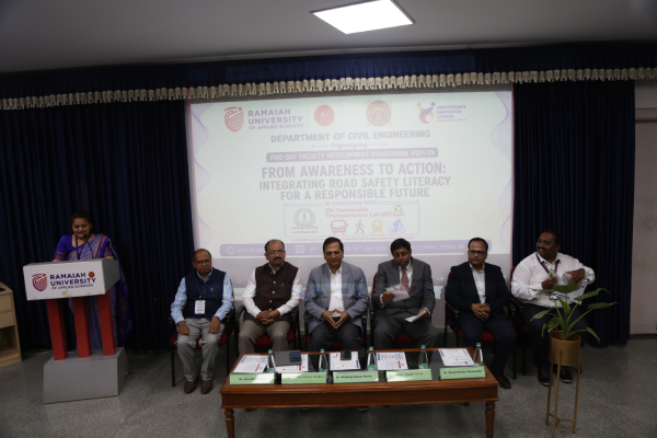 Five-Day Faculty Development Programme on “Road Safety Literacy”