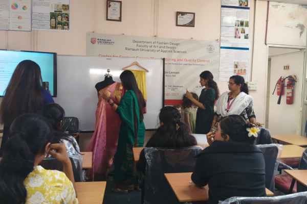 Workshop on “Saree Draping Techniques”