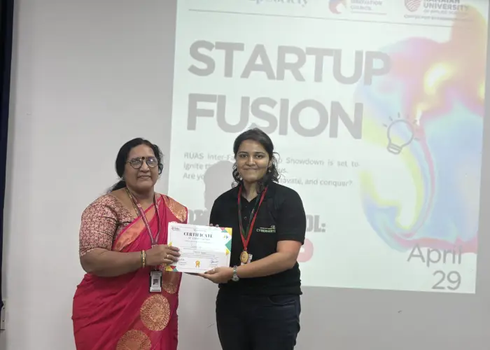 Startup Fusion – RUAS’s Inter-faculty Startup Contest