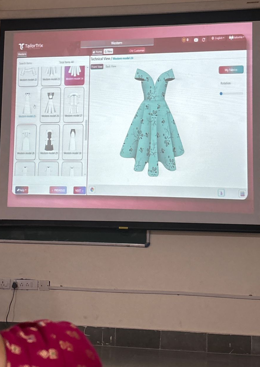 B.Des. Students Master Garment Technology with 'TailorTrix' Workshop