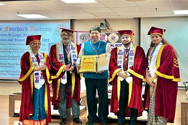 Faculty of Dental Sciences, RUAS, Awarded Best Dental College for Scientific Research