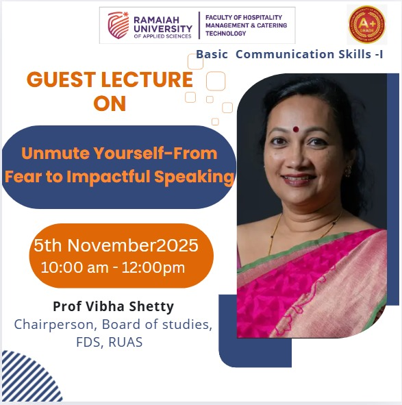 Guest Lecture on “Unmute Yourself – From Fear to Impactful Speaking”