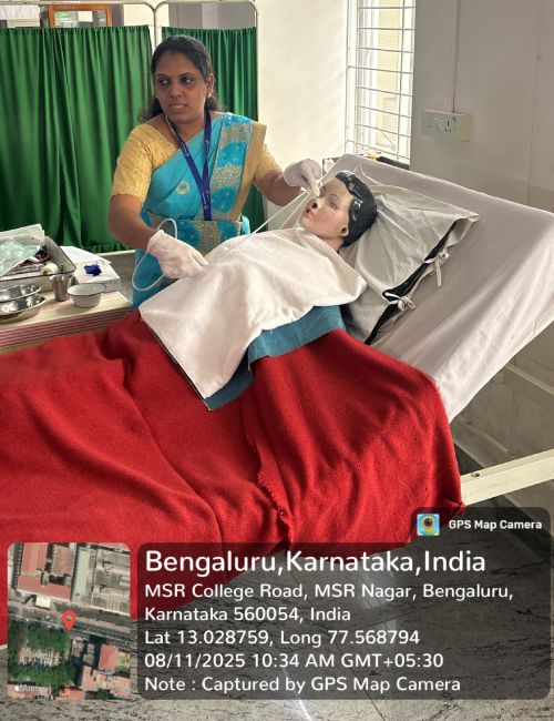 M.Sc. Nursing Students Organize a Clinical Skills Workshop