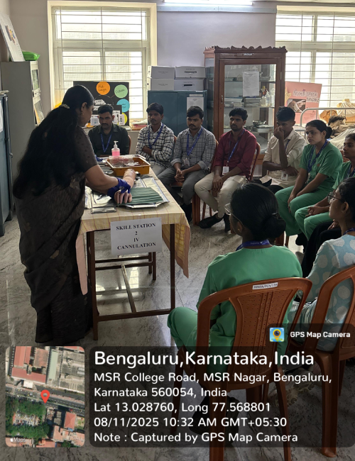 M.Sc. Nursing Students Organize a Clinical Skills Workshop