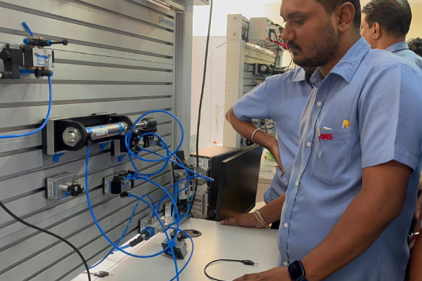 One-Day Pneumatics Training Program Conducted at MSRUAS–JANATICS ATC for AMS Technologies