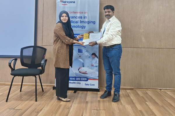 MRIT Students Win Top Prizes at Narayana Health Medical Imaging Conference