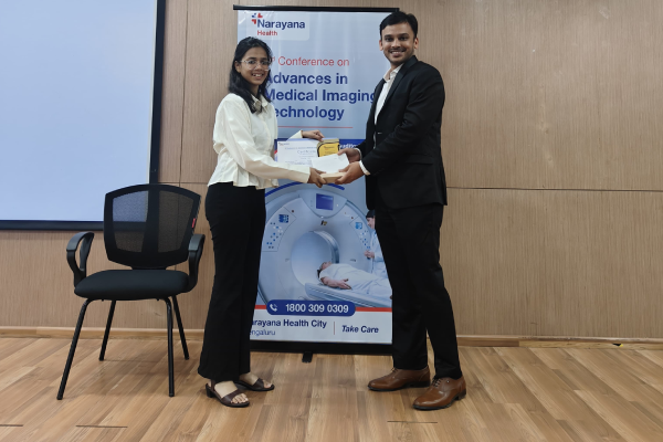 MRIT Students Win Top Prizes at Narayana Health Medical Imaging Conference