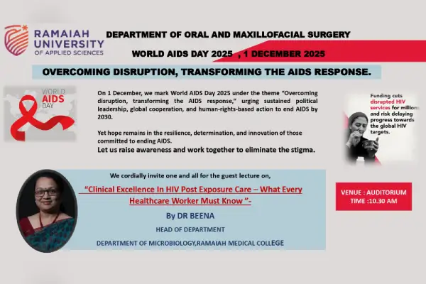 World AIDS Day 2025: Oral Surgery Competitions at Faculty of Dental Sciences
