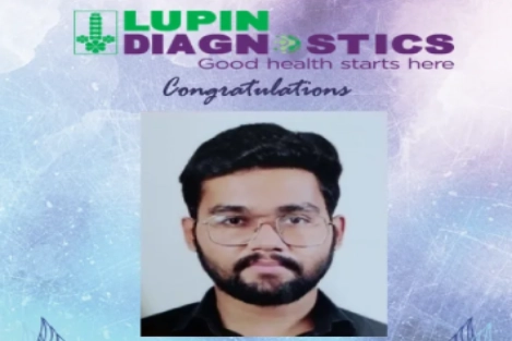 Mr. Aryan Jain placed at M/s. Lupin Diagnostics Limited.